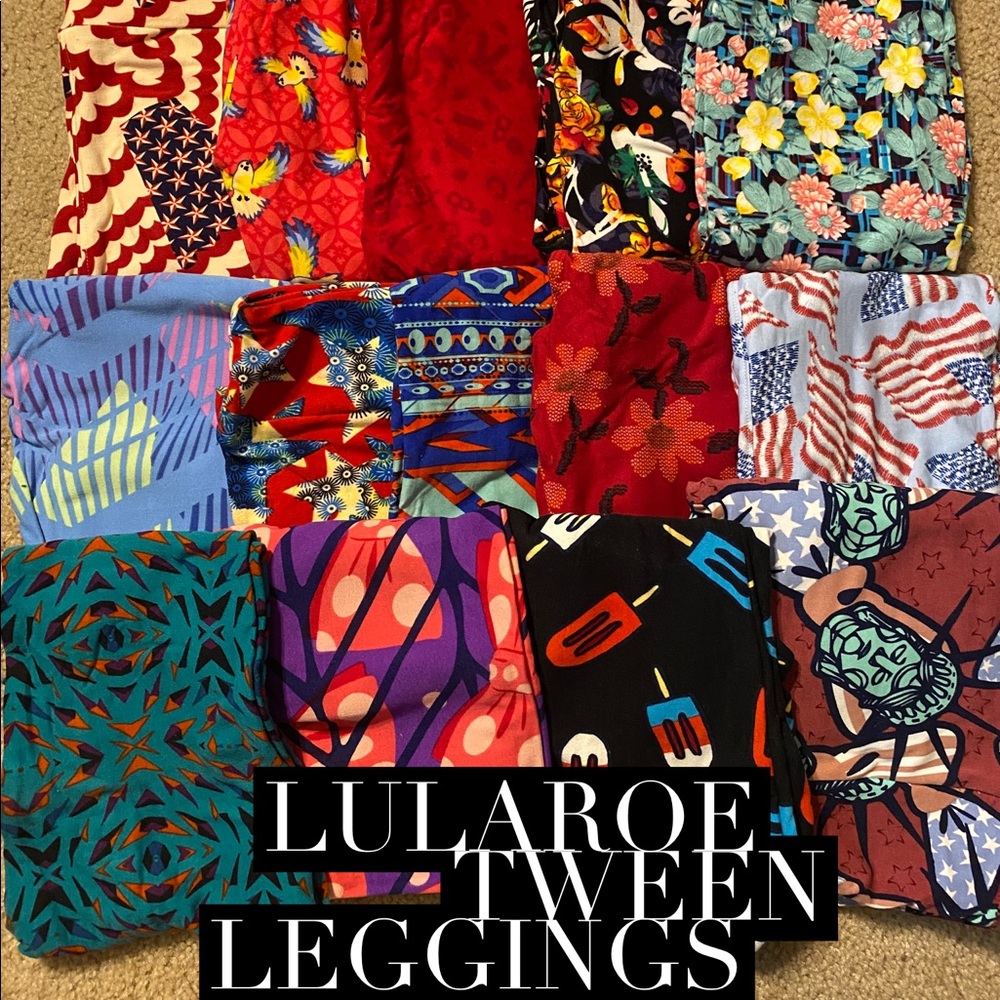 LuLaRoe leggings size Tween